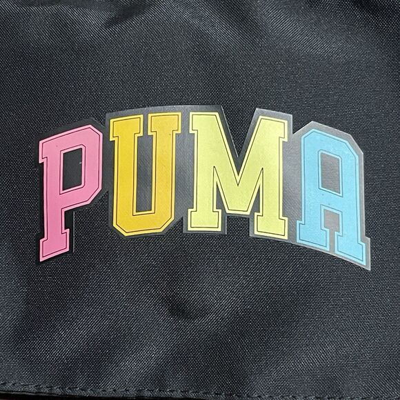 Puma Crossbody Bag Pastel Rainbow Logo Top Zip Adjustable Strap Flap Pocket - Picture 3 of 13